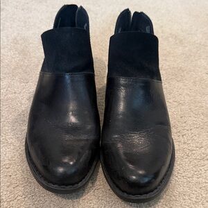 BORN black bootie boots